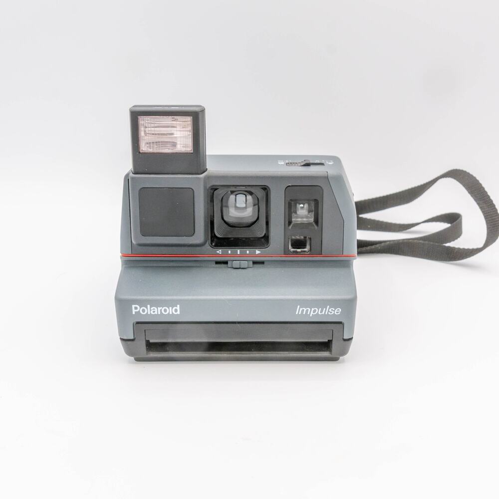 Vintage POLAROID Impulse 600 Camera Gray Untested